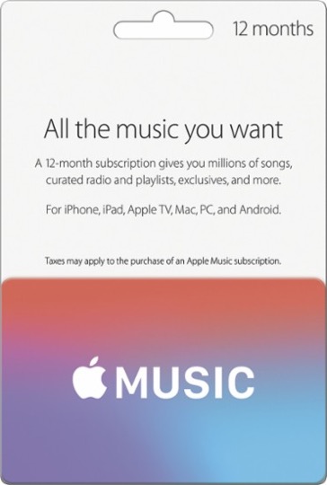 Cadeaubon kopen: Apple Music Card