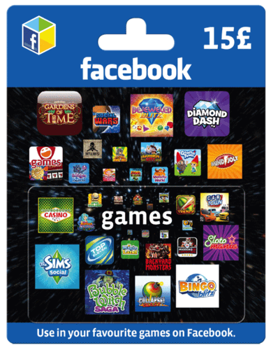 Cadeaubon kopen: Facebook Game Card