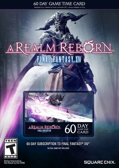 Cadeaubon kopen: Final Fantasy XIV: A Realm Reborn 60 Day Time Card NINTENDO