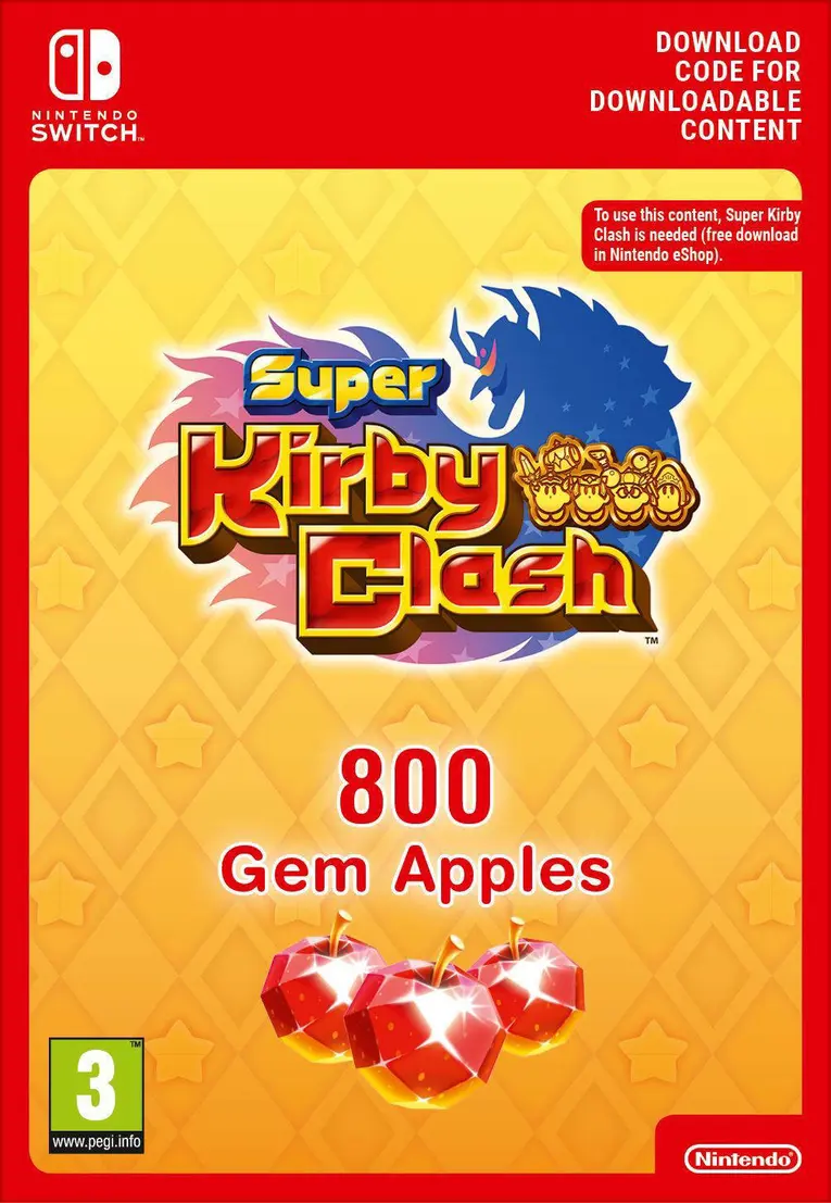 Cadeaubon kopen: Super Kirby Clash Gem Apples PSN